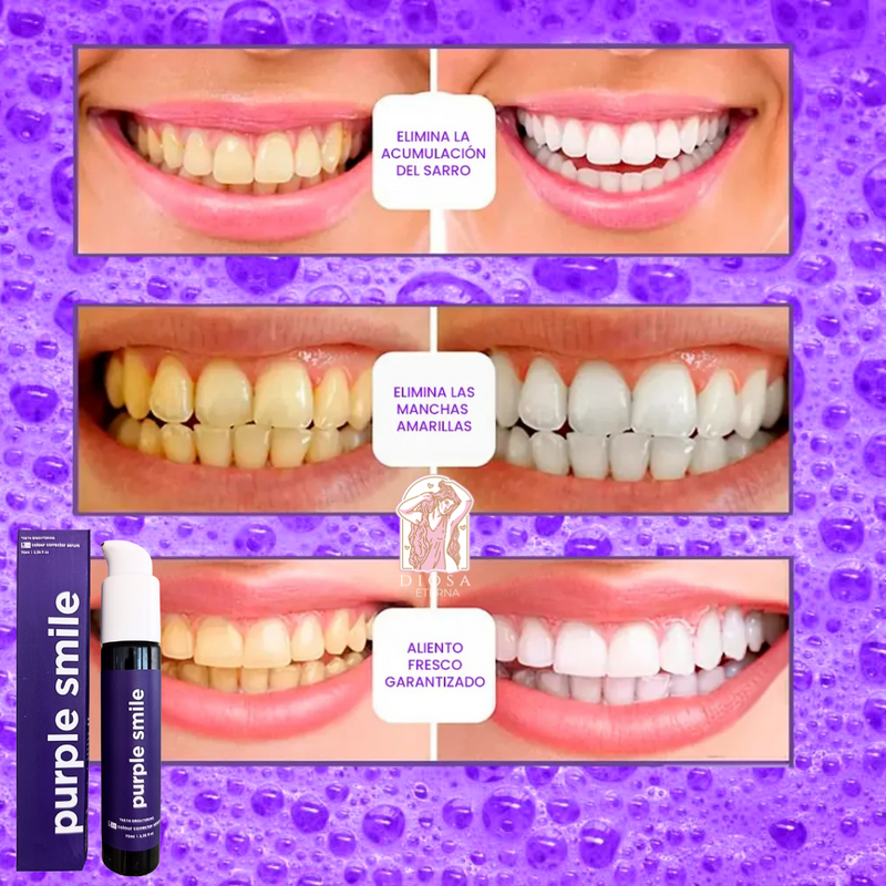 PURPLE SMILE SERUM CORRECTOR DE COLOR  DENTAL V34