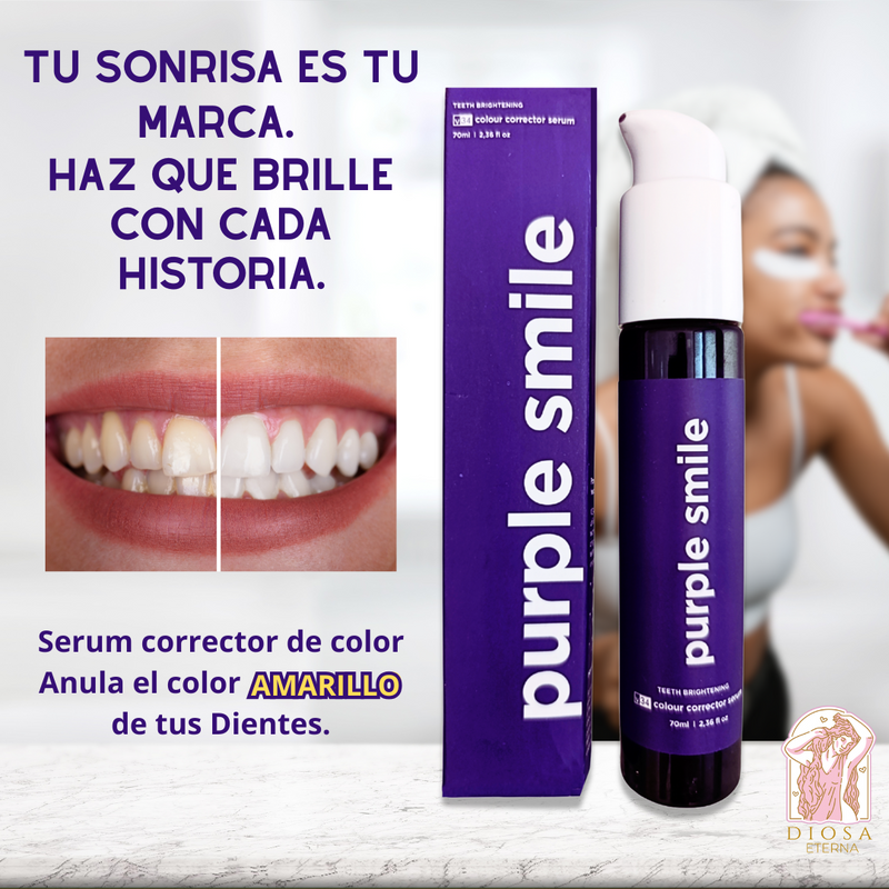 PURPLE SMILE SERUM CORRECTOR DE COLOR  DENTAL V34